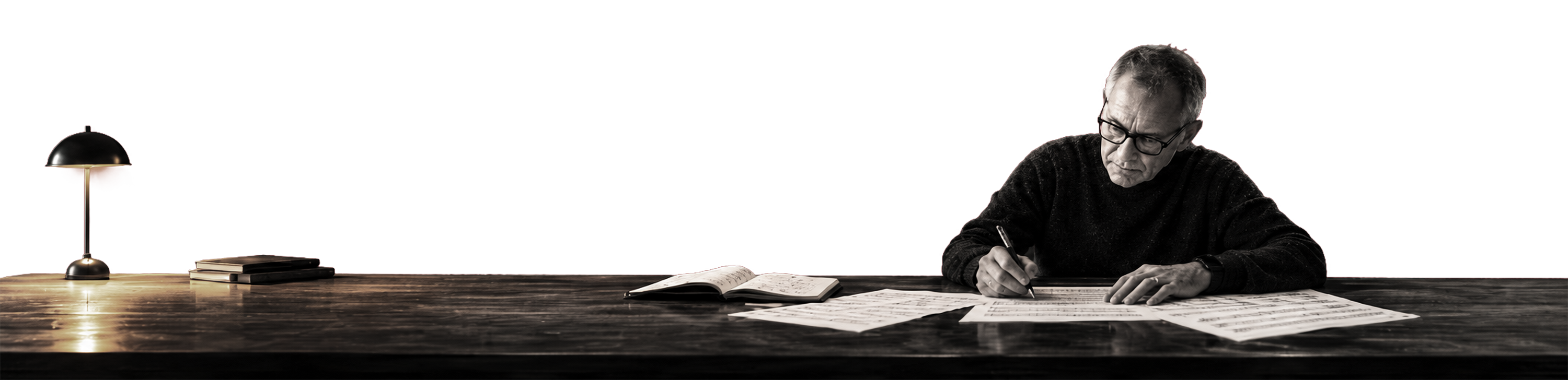 Kent Olsson's songwriting desk